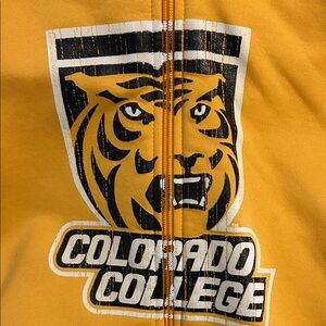 Under Armour Yellow and Gray Hoodie